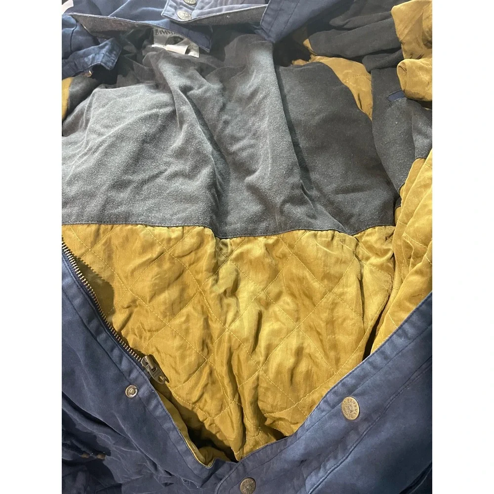 Vtg Banana Republic Adventure Outfitters Archive Safari Canvas Jacket Parka Lg